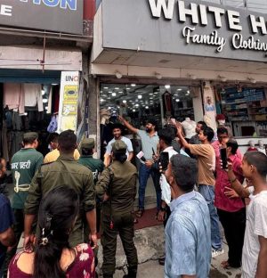 विराटनगरमा फुटपाथ अतिक्रमण नियन्त्रण अभियान सुरु