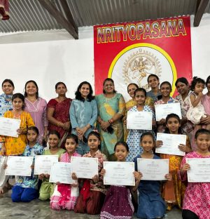 नृत्योपासनाको वार्षिक मूल्याङ्कनमा सबै विद्यार्थी सफल, भरतनाट्यमको नयाँ सत्र सुरु हुँदै