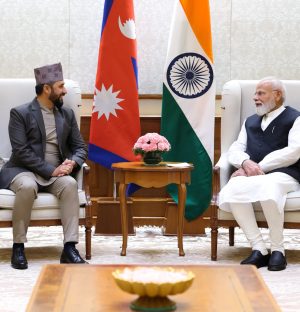 नयाँ दिल्लीमा रवि र मोदी भेटवार्ता