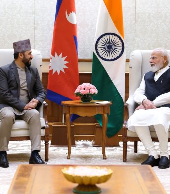 नयाँ दिल्लीमा रवि र मोदी भेटवार्ता