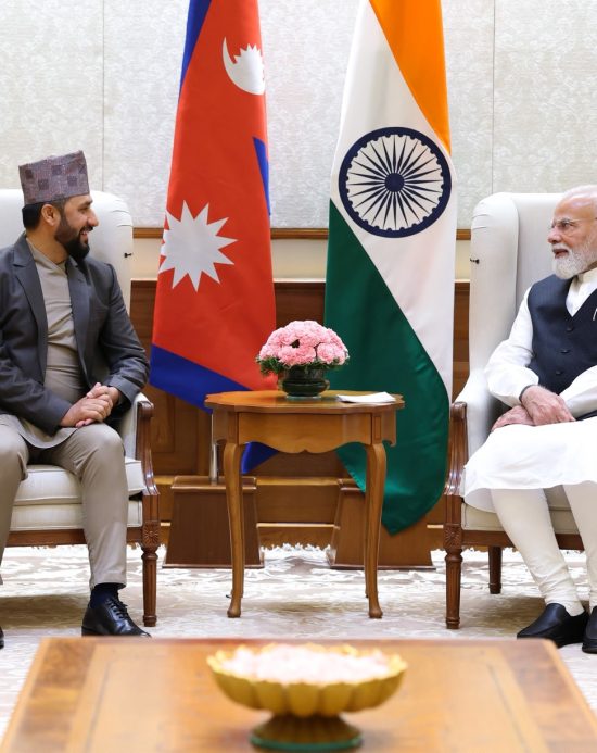 नयाँ दिल्लीमा रवि र मोदी भेटवार्ता