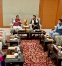 रास्वपा सभापति लामिछाने र भाजपा नेता नवीनबिच नयाँ दिल्लीमा भेटवार्ता