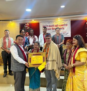 जनार्दन मैनाली स्मृति पत्रकारिता पुरस्कारबाट पत्रकार पुष्पराज थपलिया सम्मानित