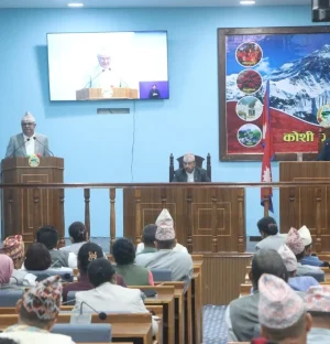 कोशीका मुख्यमन्त्री कार्कीलाई विश्वासको मत, पक्षमा ५७ मत , विपक्षमा २२