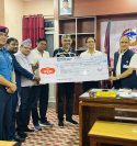 भोटेकोशी बाढी प्रभावितकालागि सुर्योदय मिल्क एण्ड बेभरेजद्वारा पाँचलाख ५५ हजार सहयोग