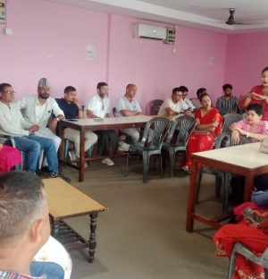 पत्रकार महासंघ मोरङले तीज कार्यक्रमको खर्च भोटेकोशी बाढी प्रभावितलाई दिने