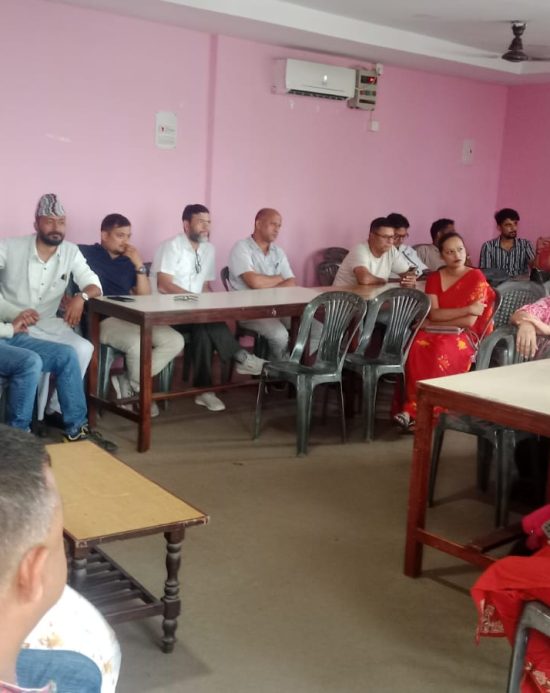 पत्रकार महासंघ मोरङले तीज कार्यक्रमको खर्च भोटेकोशी बाढी प्रभावितलाई दिने