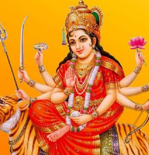 नवरात्रको तेस्रो दिनः  चन्द्रघण्टा देवीको विशेष पूजा आराधना गरिँदै