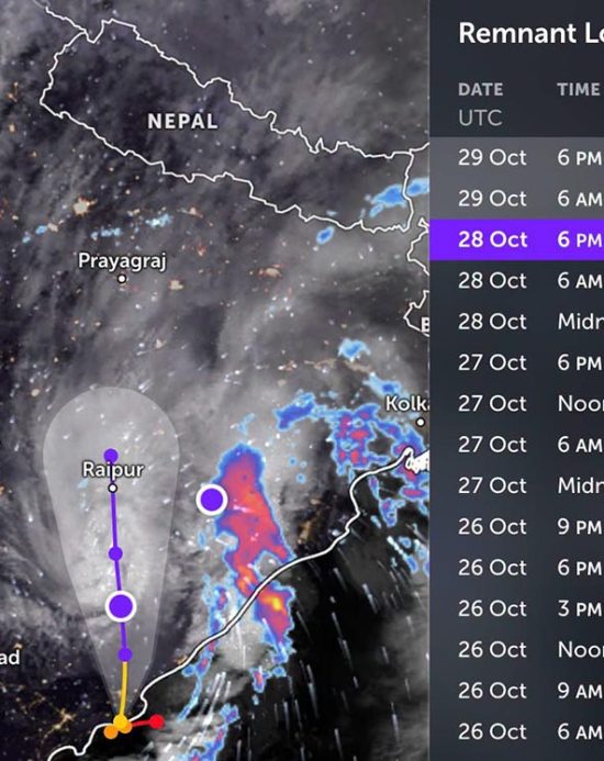 चक्रवात ‘अर्नब’, नेपालमा आजदेखि वर्षा र हिमपात, सतर्क रहन अपिल